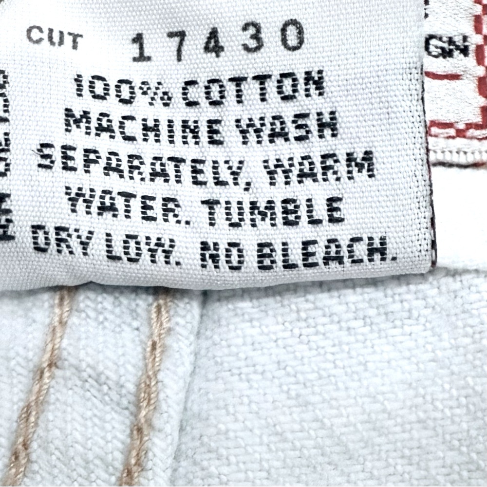 👖🛼 GEORGES MARCIANO for GUESS Acid-Wash‎ 5-Button Jeans | VTG 80s USA Sz 28 - Picture 6 of 6